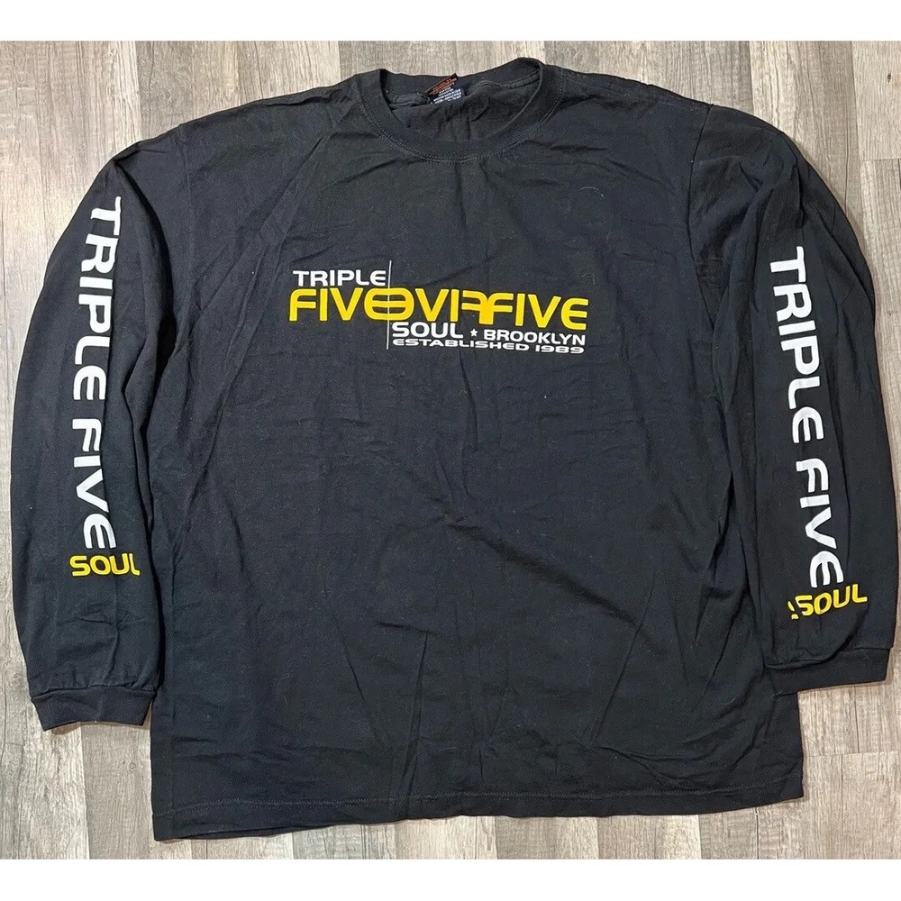 VTG 90s Triple Five soul 5 vintage rap hip hop mos def el p Brooklyn T-shirt 2XL